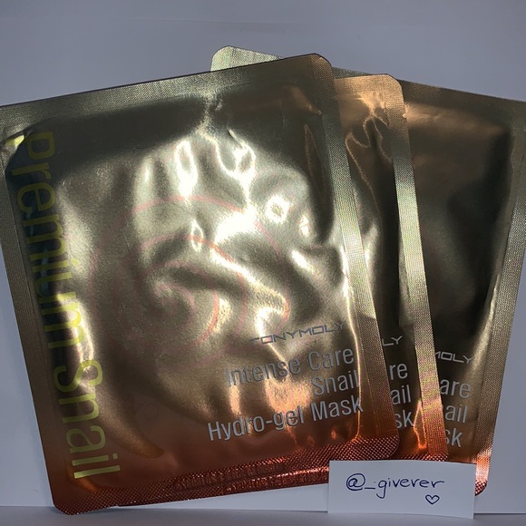 3p TonyMoly Intense Care Snail Hydro-Gel Masks - Picture 2 of 8